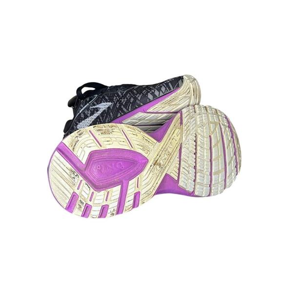 ***SOLD*** Brooks Launch 5 Black Purple 1202661B090 Running Sneaker Shoes 8.5 - Picture 5 of 6